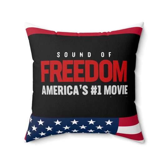 Sound Of Freedom Square Pillow