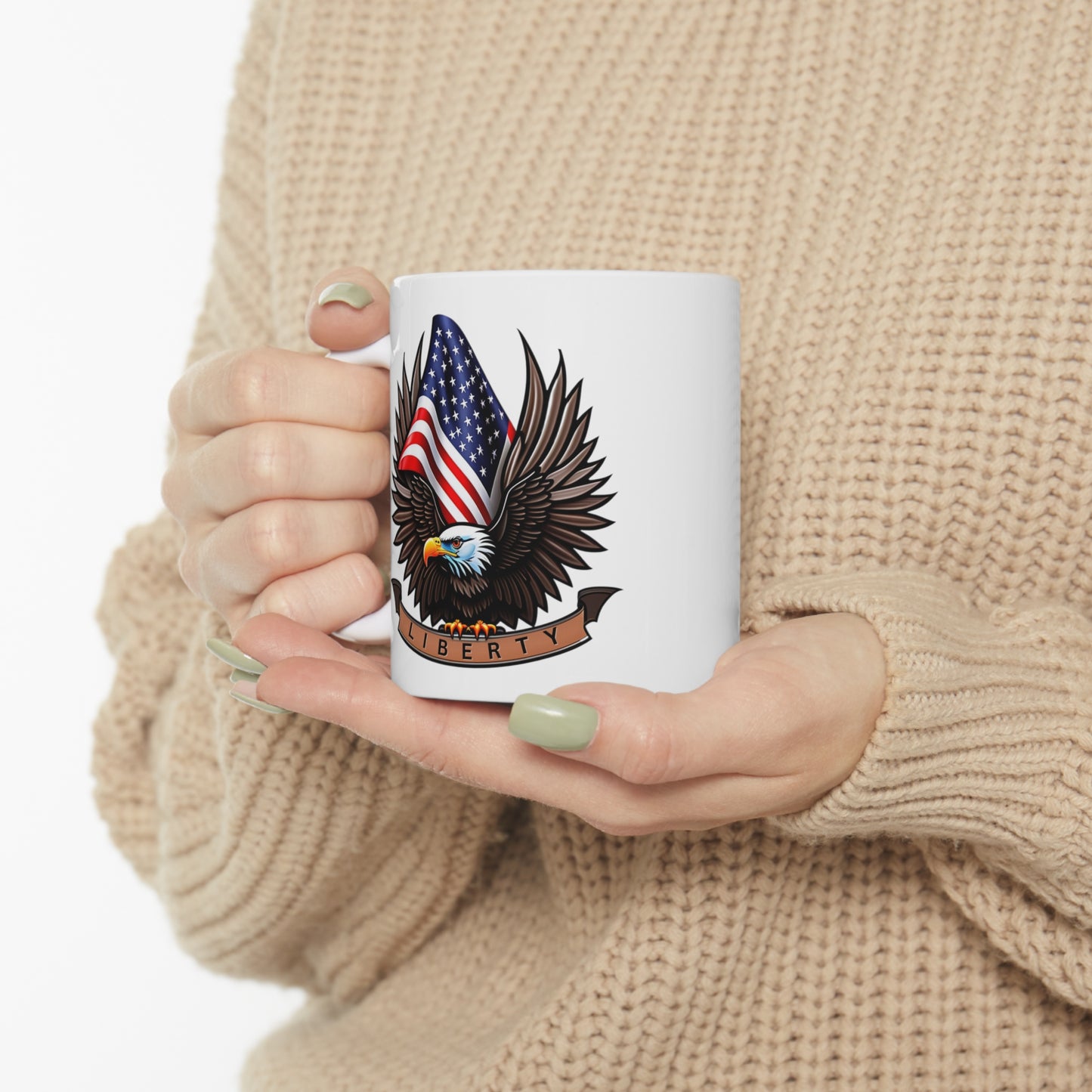 Liberty Eagle Ceramic Mug