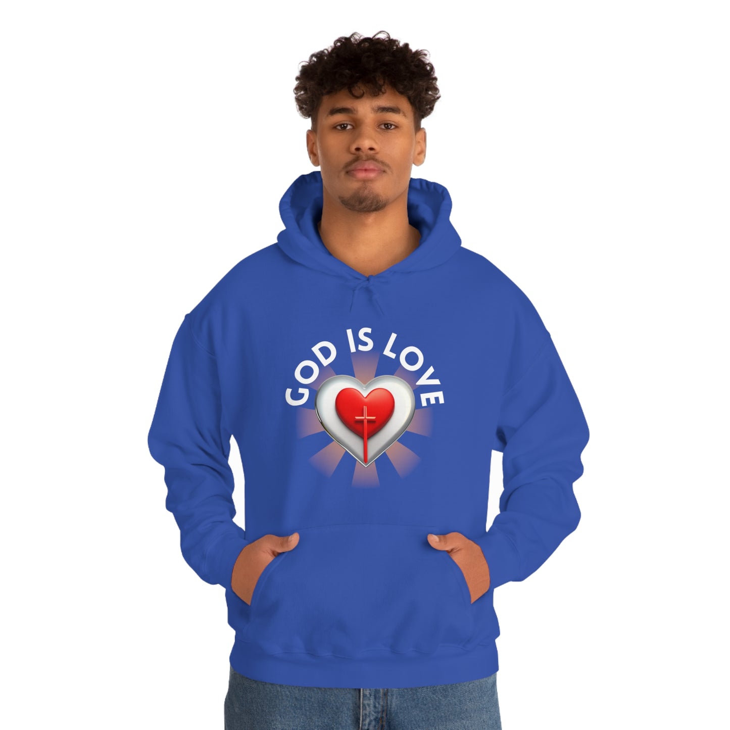 God Is Love Unisex Heavy Blend™ Hooded Sweatshirt