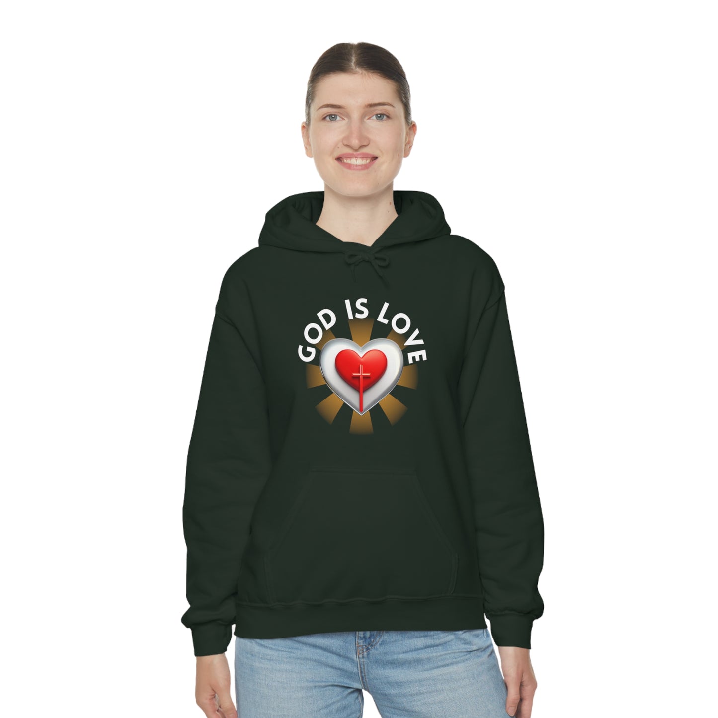 God Is Love Unisex Heavy Blend™ Hooded Sweatshirt