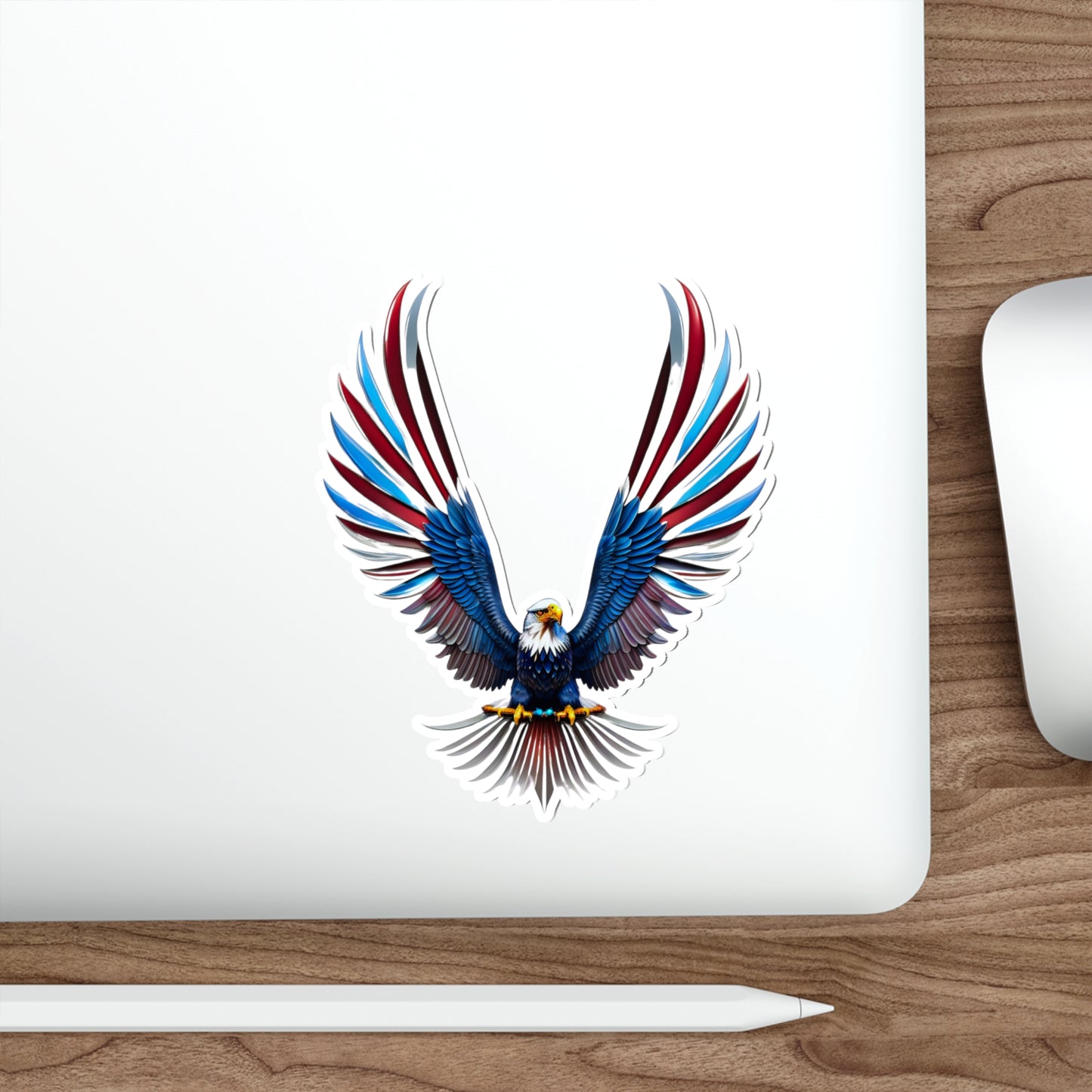 Liberty Eagle Die-Cut Multi Purpose Sticker - Indoor & Outdoor Use