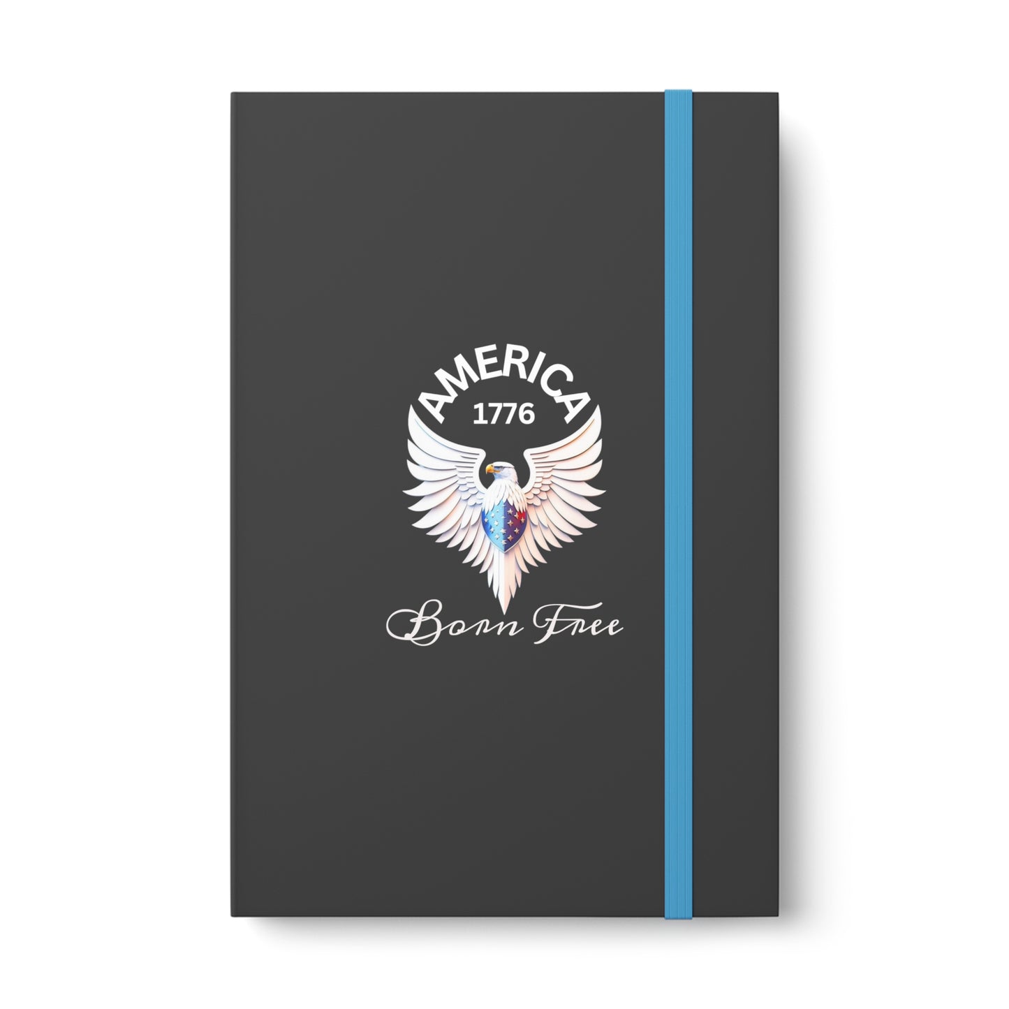 America 1776 - Born Free - Color Contrast Notebook Journal