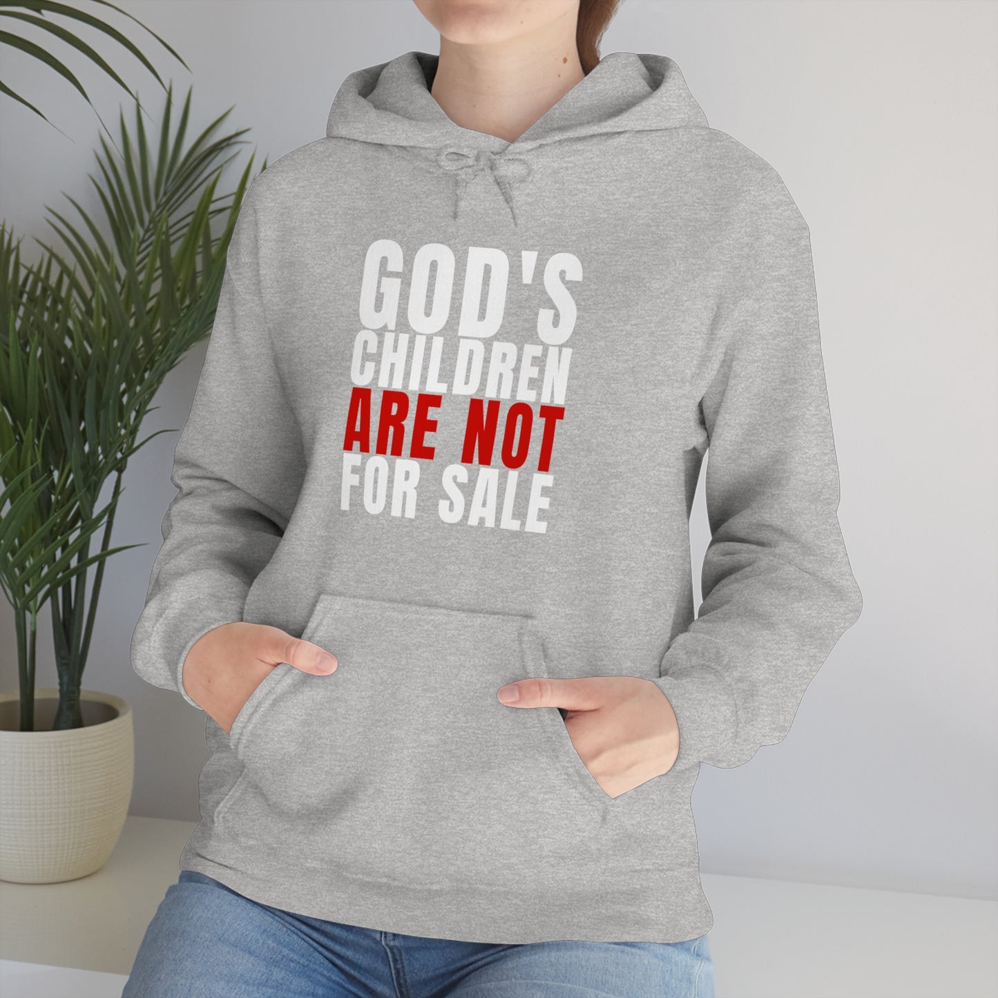 God's Children Are Not For Sale Unisex Heavy Blend™ Hooded Sweatshirt