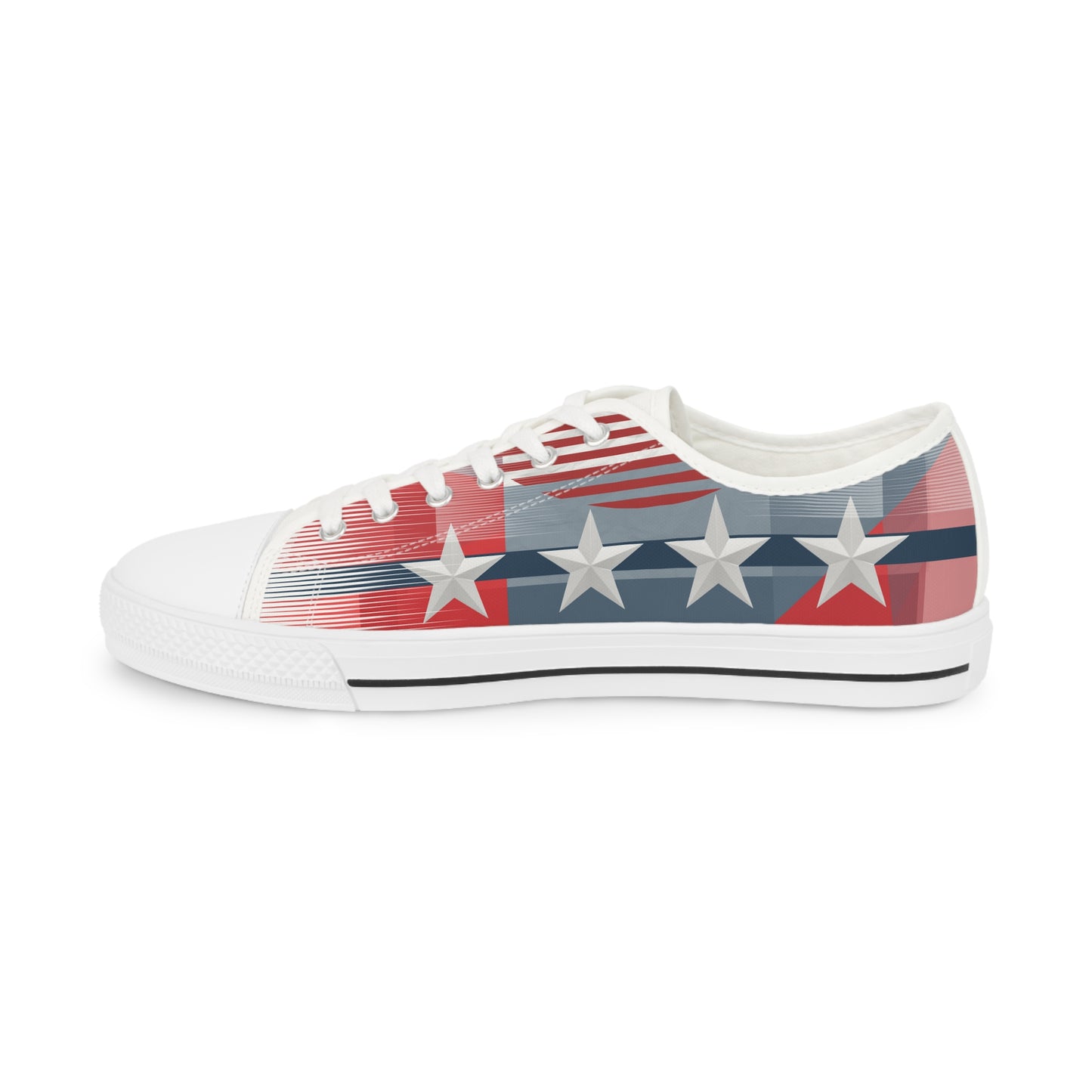 Stars and Stripes MAGA Women's Low Top Sneakers