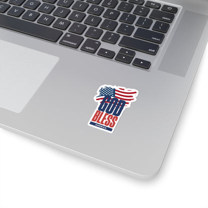 God Bless America Kiss-Cut Stickers