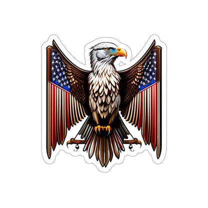 Eagle Crest Die-Cut Multi Purpose Sticker - Indoor And Outdoor Use