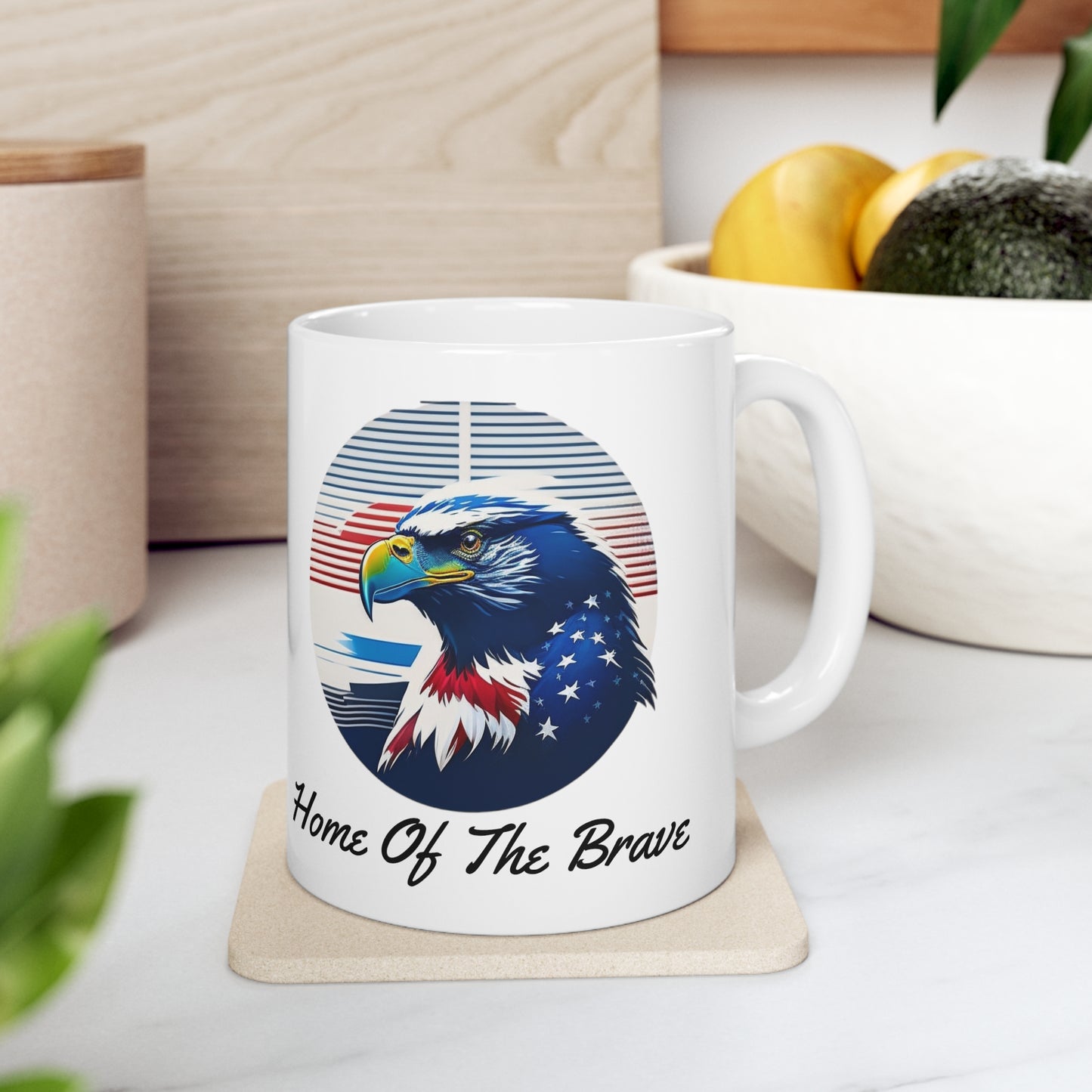 Land Of The Free Ceramic Mug