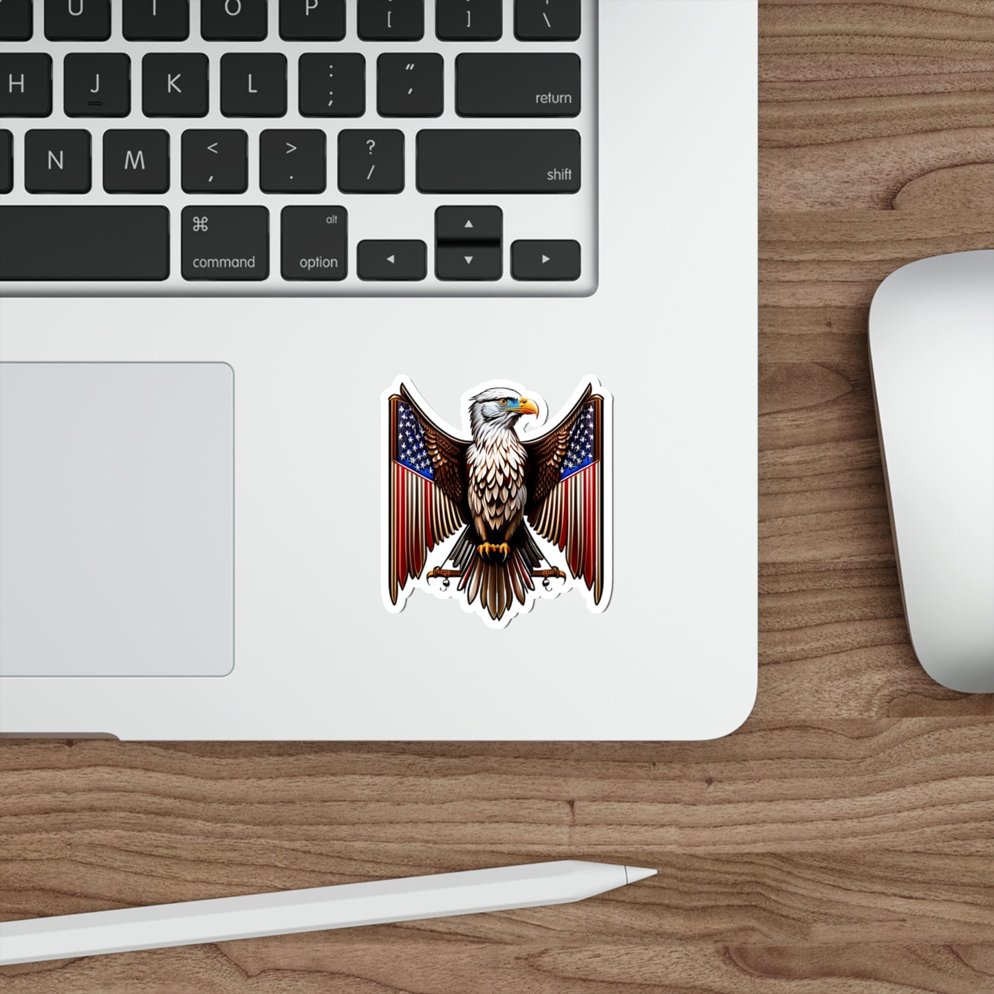 Eagle Crest Die-Cut Multi Purpose Sticker - Indoor And Outdoor Use