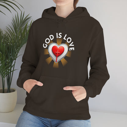 God Is Love Unisex Heavy Blend™ Hooded Sweatshirt