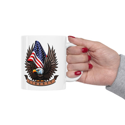 Liberty Eagle Ceramic Mug