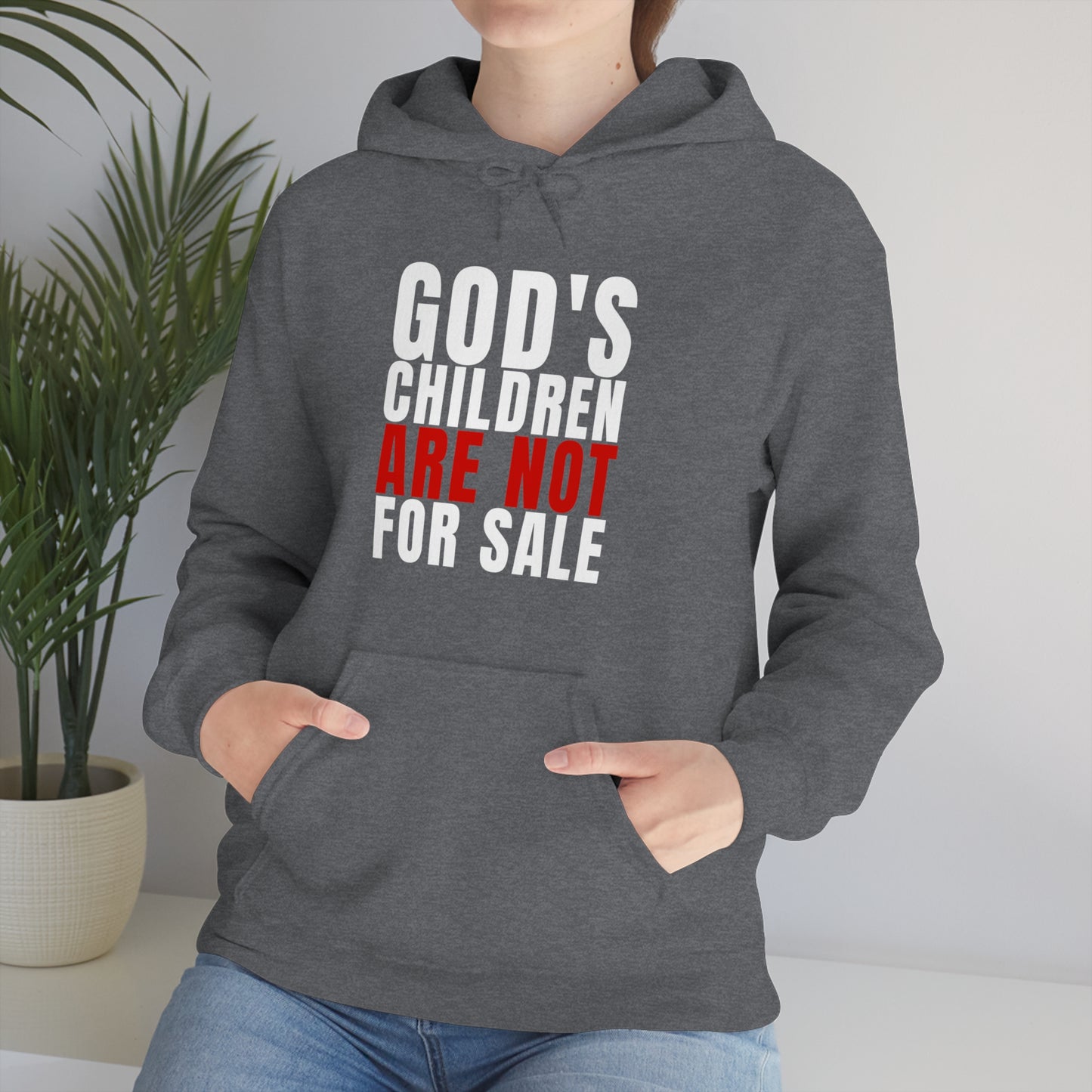 God's Children Are Not For Sale Unisex Heavy Blend™ Hooded Sweatshirt