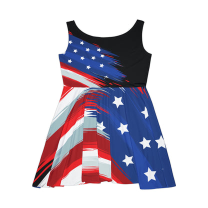 USA Flag Women's Skater Dress