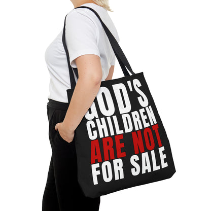 God's Children Are Not For Sale Tote Bag