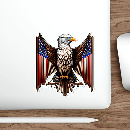 Eagle Crest Die-Cut Multi Purpose Sticker - Indoor And Outdoor Use