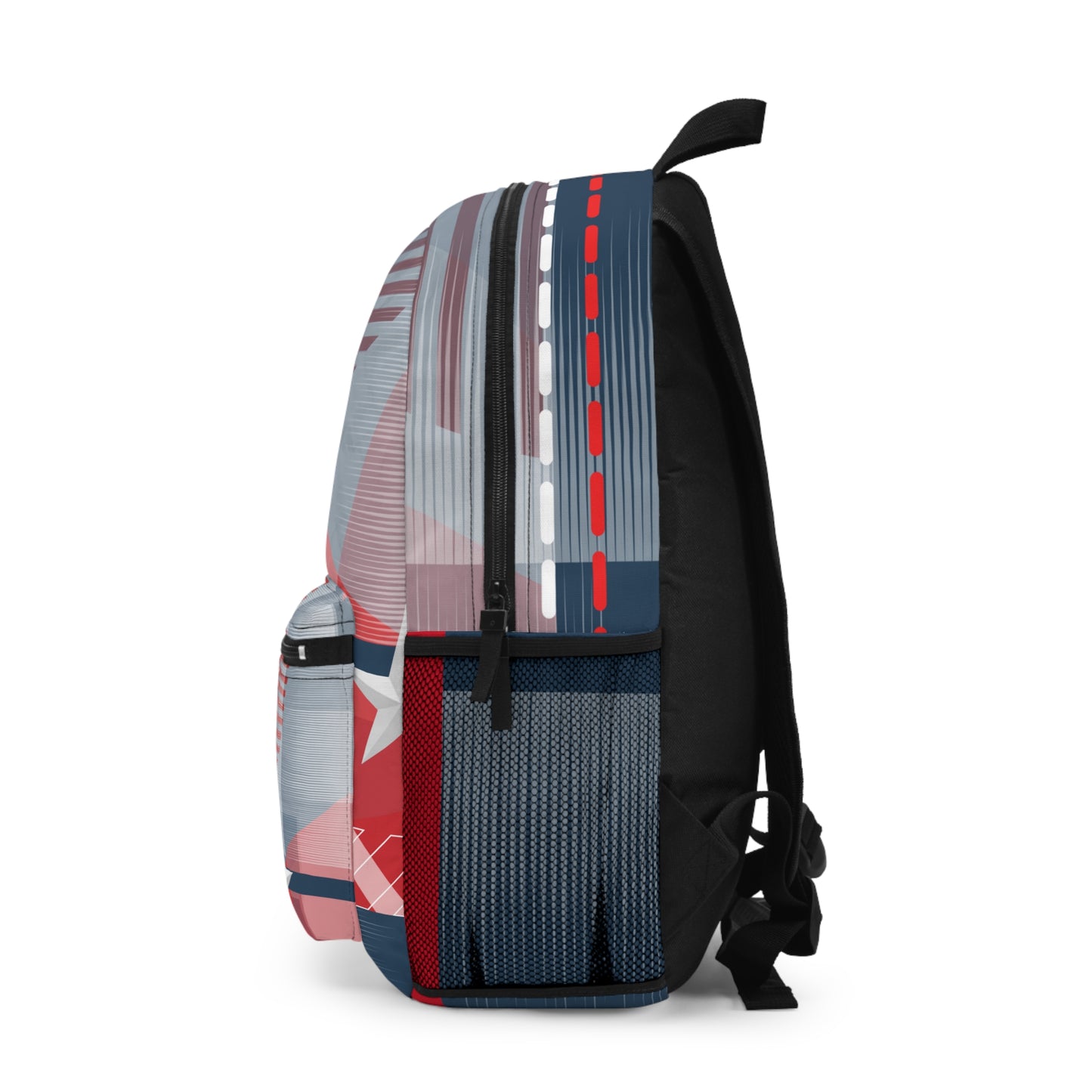 Patchwork Motif Backpack Bag (Made in USA)