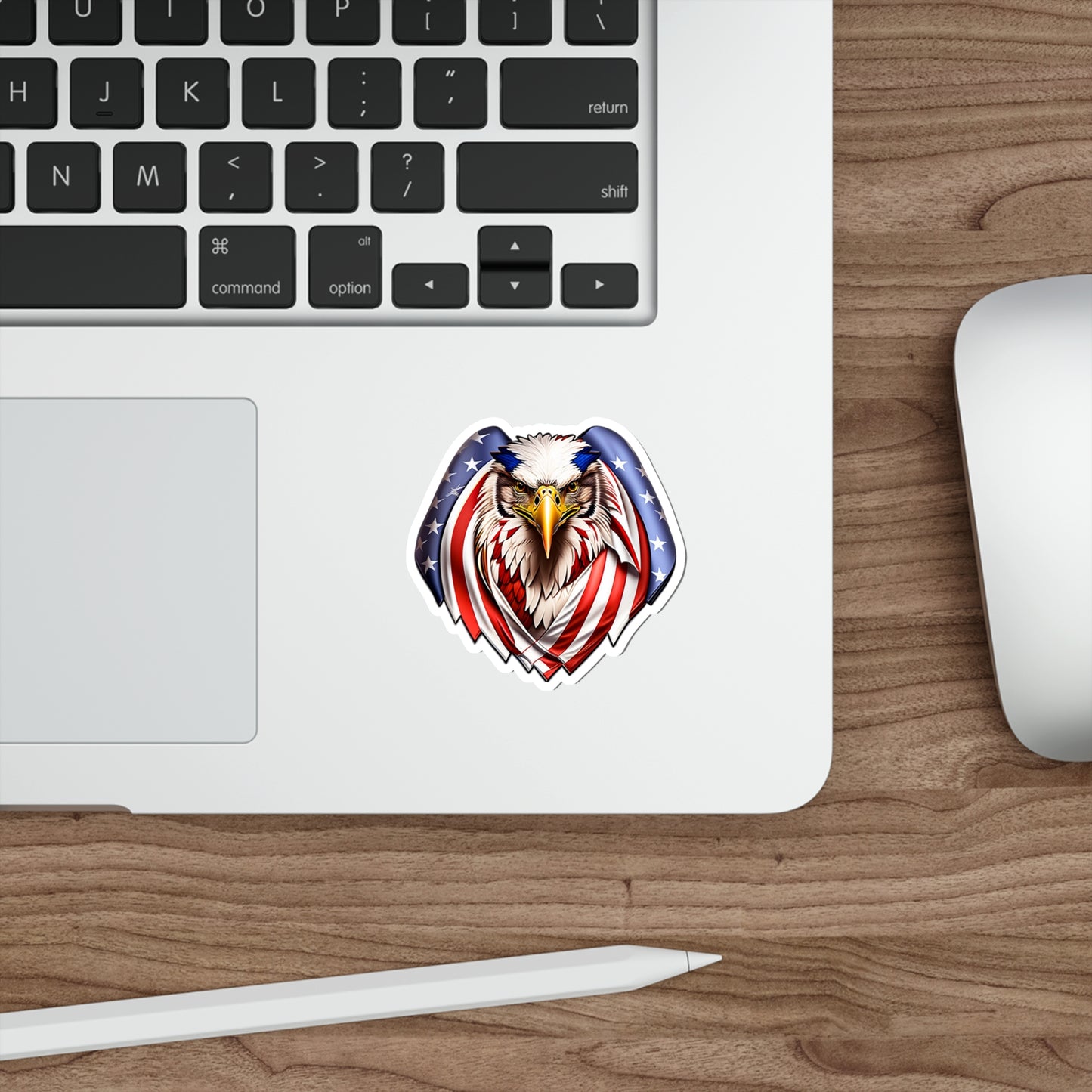 America Eagle Die-Cut Multi Purpose Sticker - Indoor & Outdoor Use