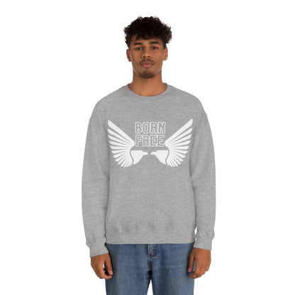 Born Free Eagle Unisex Crewneck Sweatshirt