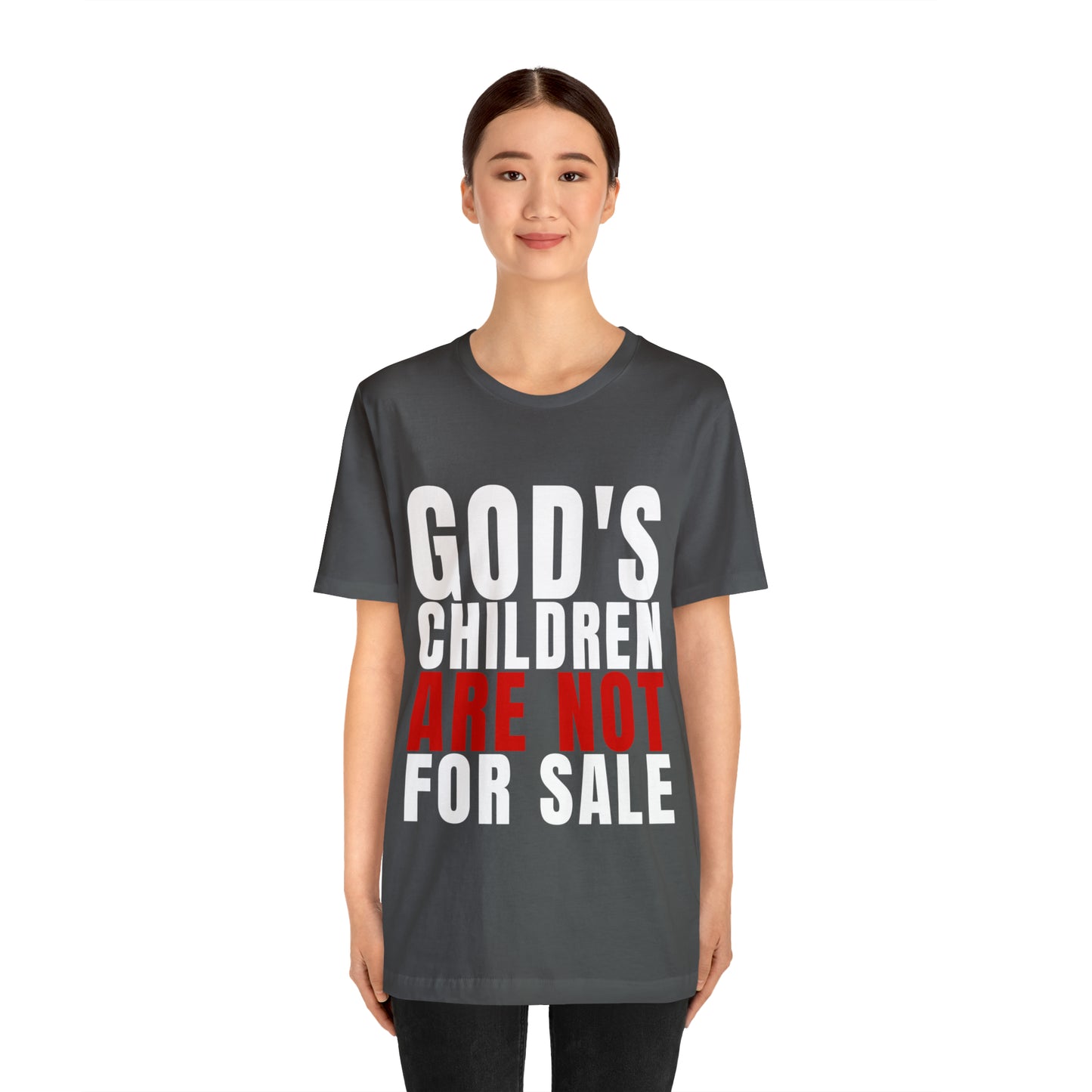 God's Children Are Not For Sale Unisex Jersey T-shirt