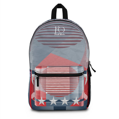 Patchwork Motif Backpack Bag (Made in USA)