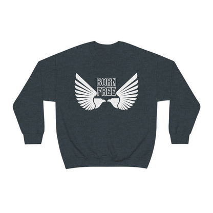 Born Free Eagle Unisex Crewneck Sweatshirt