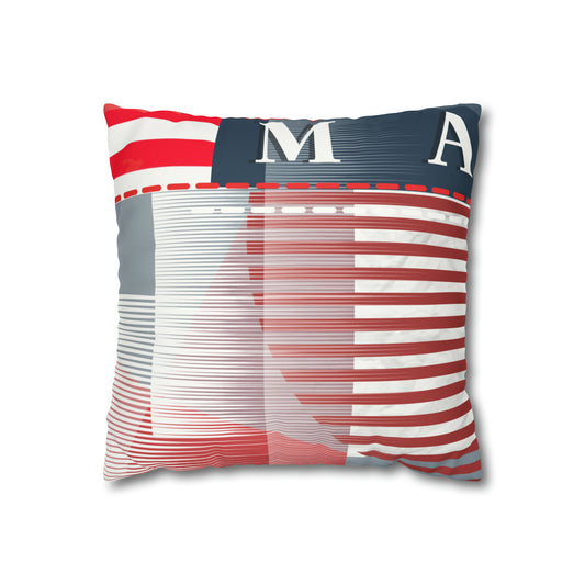 MAGA Faux Suede Square Pillow Case