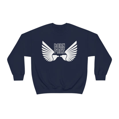 Born Free Eagle Unisex Crewneck Sweatshirt