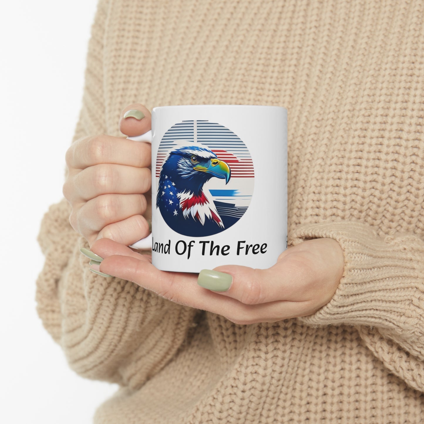 Land Of The Free Ceramic Mug