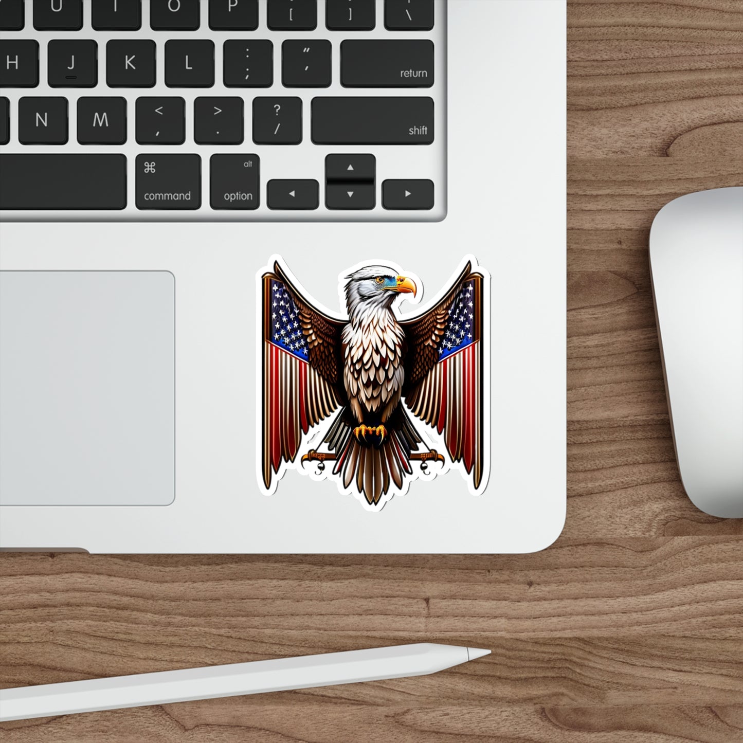 Eagle Crest Die-Cut Multi Purpose Sticker - Indoor And Outdoor Use