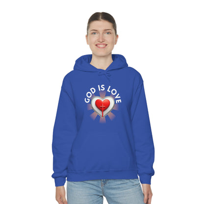 God Is Love Unisex Heavy Blend™ Hooded Sweatshirt