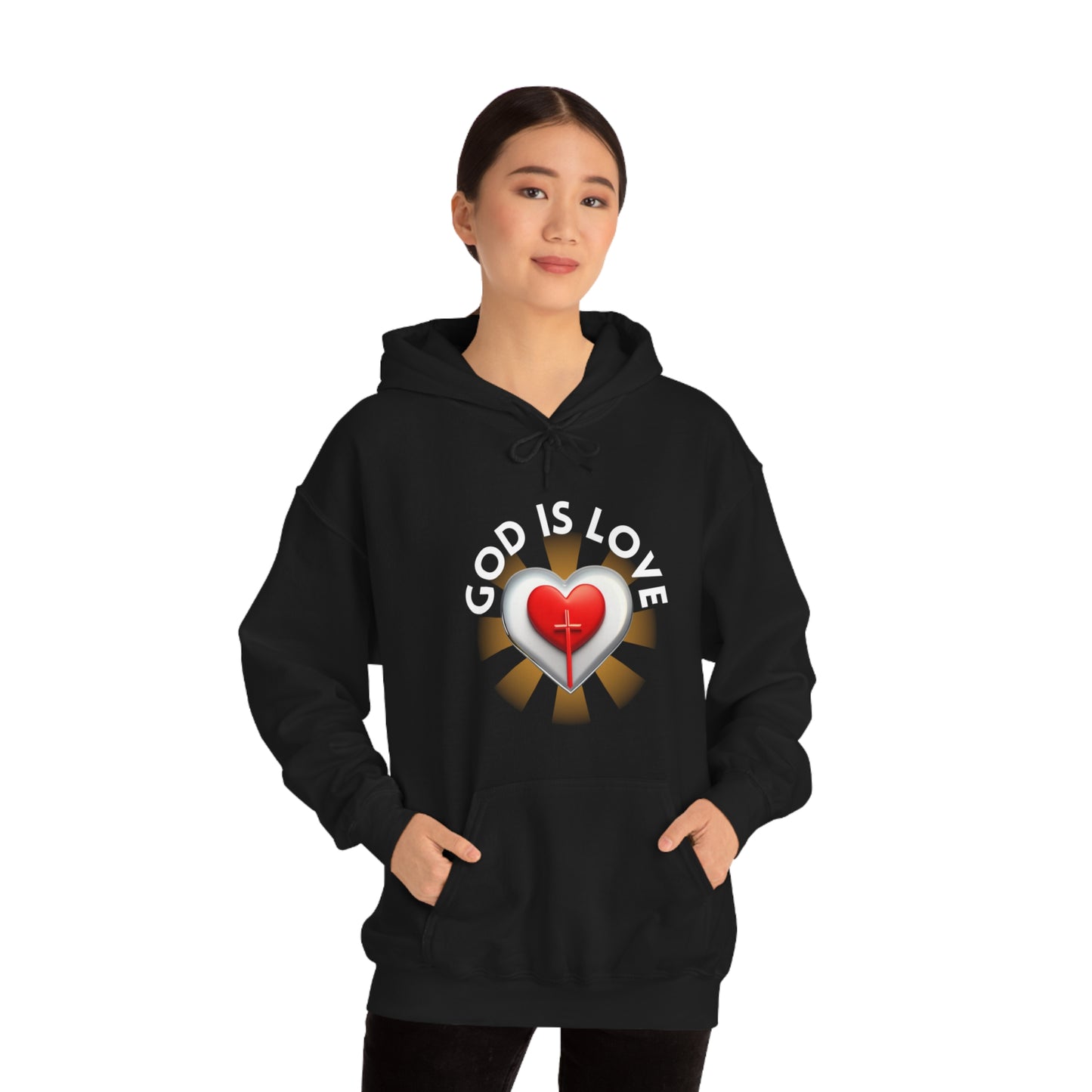 God Is Love Unisex Heavy Blend™ Hooded Sweatshirt