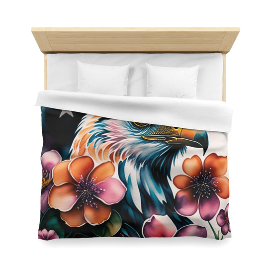 Eagle Flower Duvet Cover