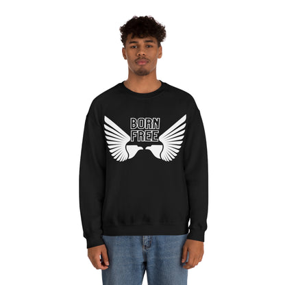 Born Free Eagle Unisex Crewneck Sweatshirt