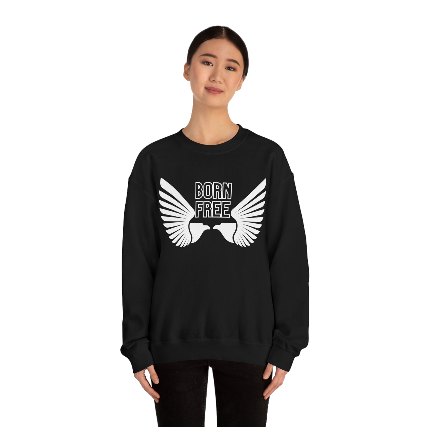 Born Free Eagle Unisex Crewneck Sweatshirt