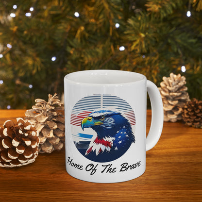 Land Of The Free Ceramic Mug