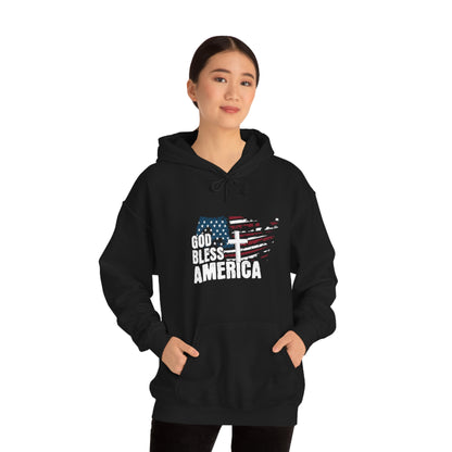 God Bless America Freedom Unisex Heavy Blend™ Hooded Sweatshirt