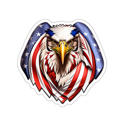 America Eagle Die-Cut Multi Purpose Sticker - Indoor & Outdoor Use