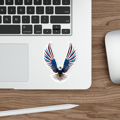 Liberty Eagle Die-Cut Multi Purpose Sticker - Indoor & Outdoor Use