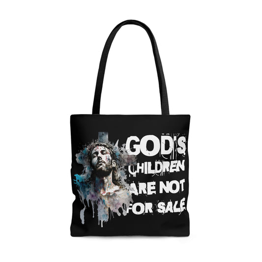 God's Children Are Not For Sale - Sound Of Freedom Tote Bag