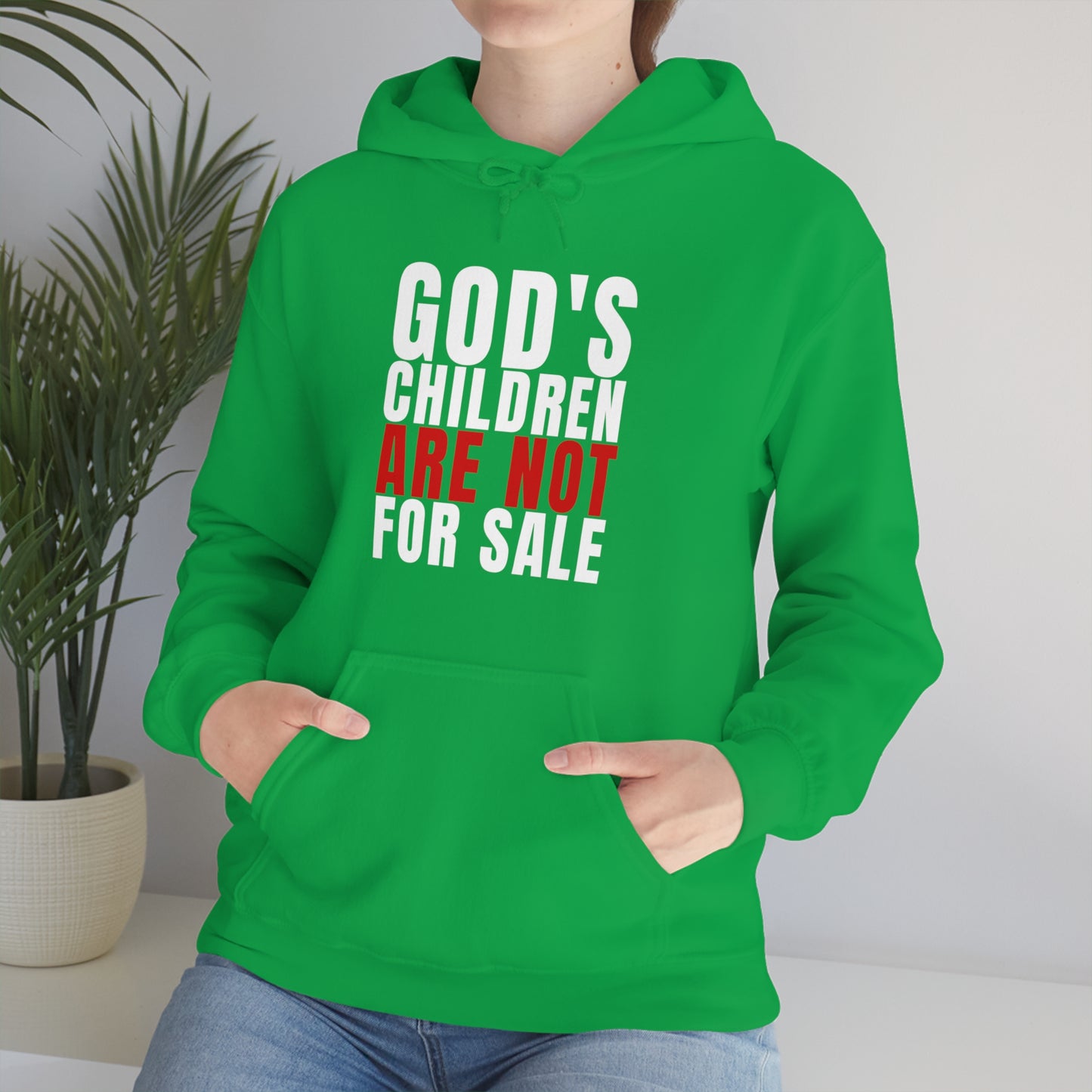 God's Children Are Not For Sale Unisex Heavy Blend™ Hooded Sweatshirt