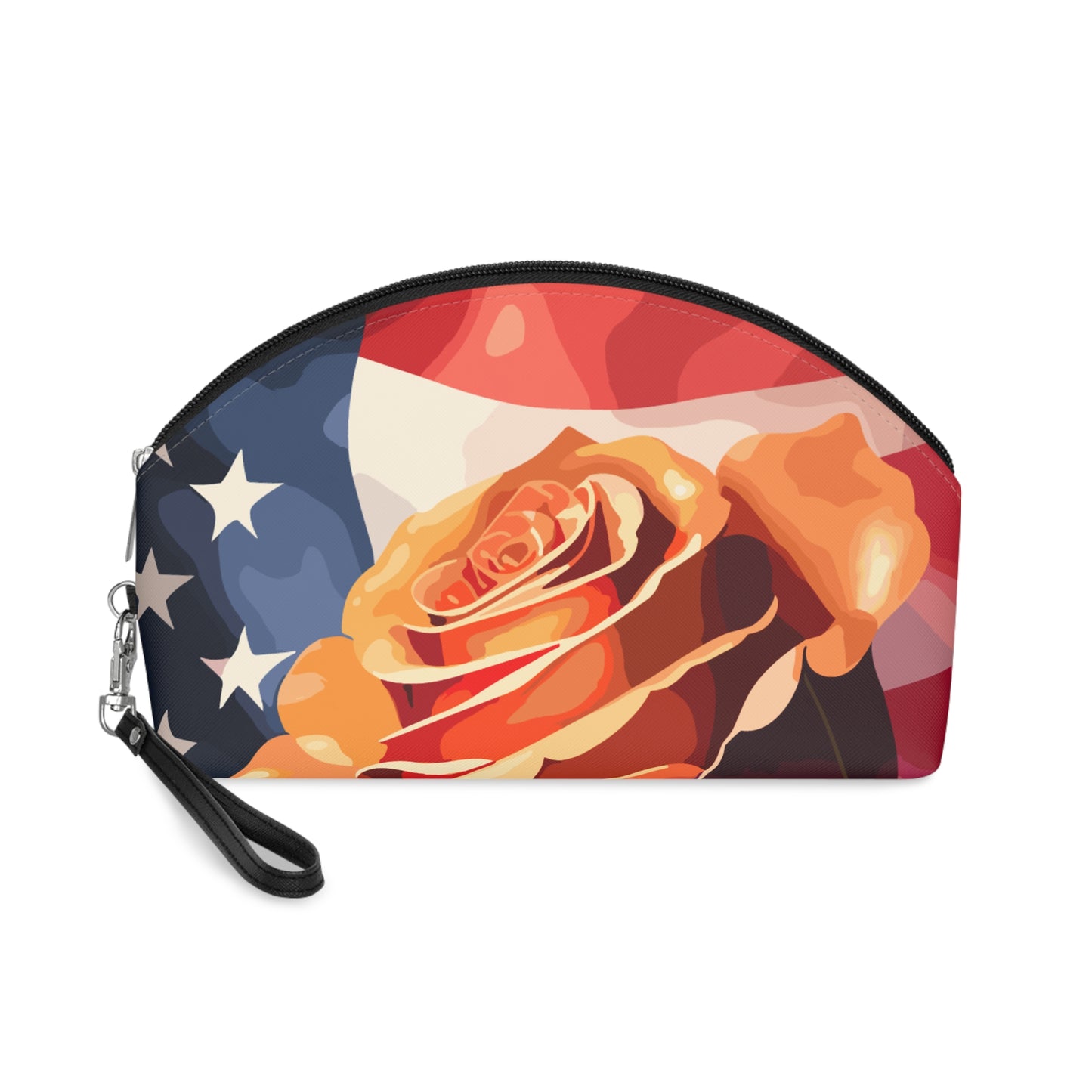 American Rose Chic Makeup Bag