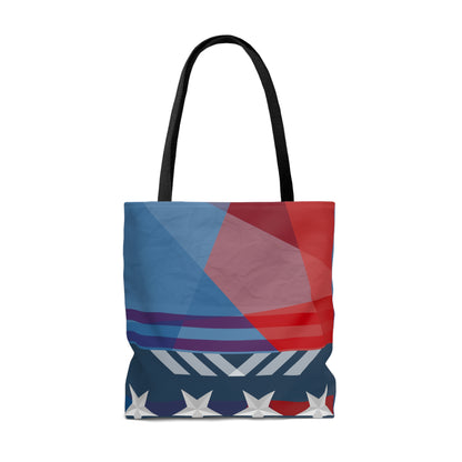 Patchwork Print Tote Bag