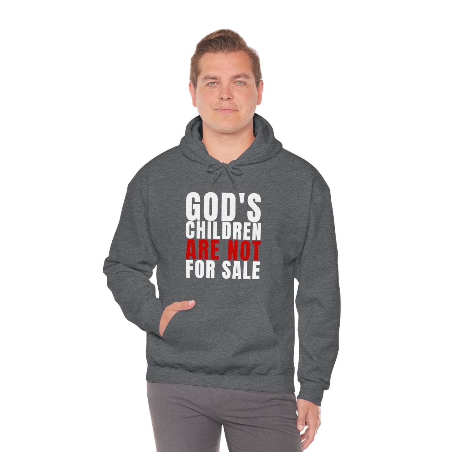 God's Children Are Not For Sale Unisex Heavy Blend™ Hooded Sweatshirt