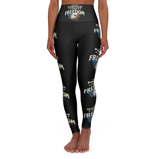 I Tested Positive For FREEDOM High-Waisted Activewear Sports Leggings