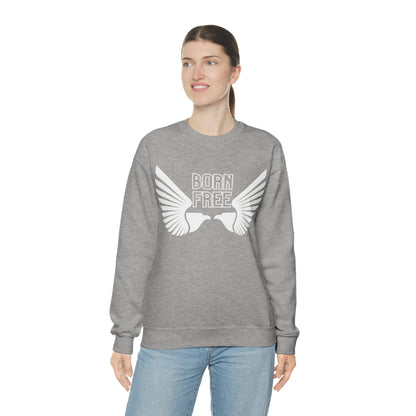 Born Free Eagle Unisex Crewneck Sweatshirt