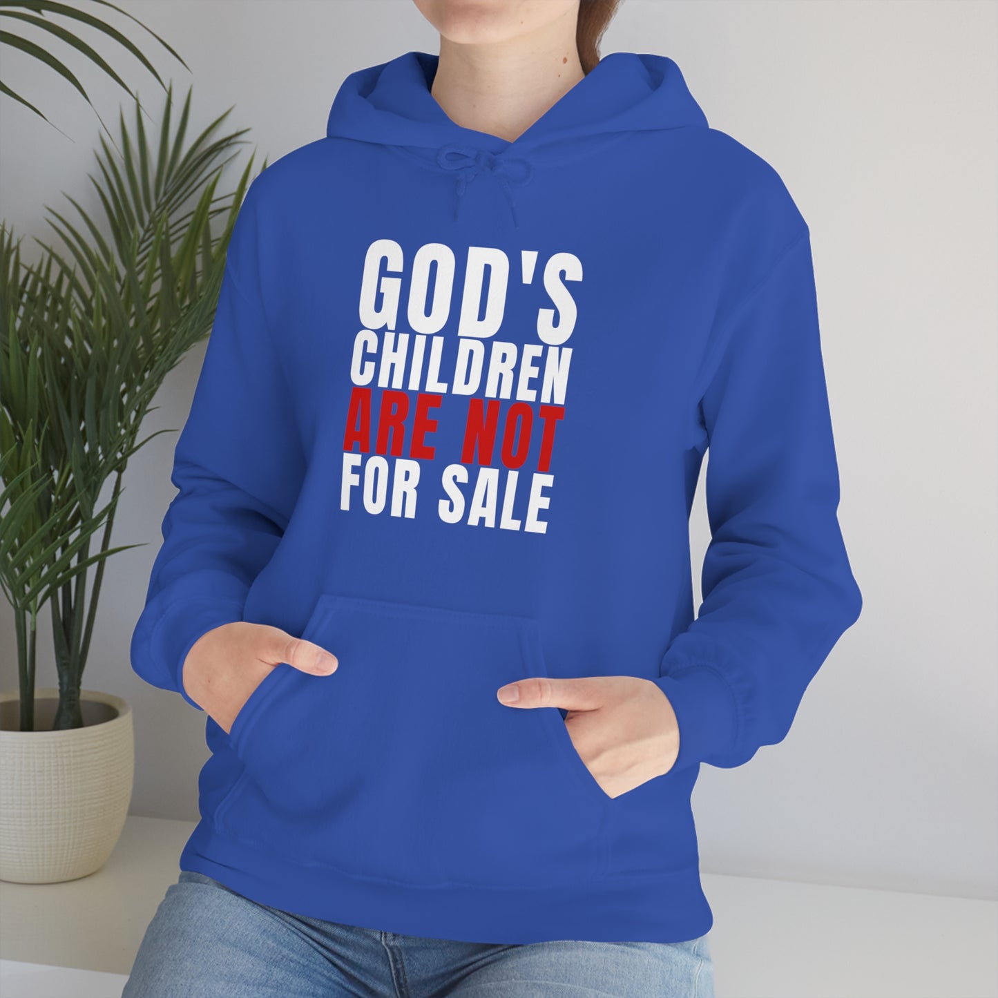 God's Children Are Not For Sale Unisex Heavy Blend™ Hooded Sweatshirt