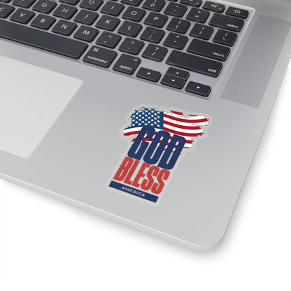 God Bless America Kiss-Cut Stickers