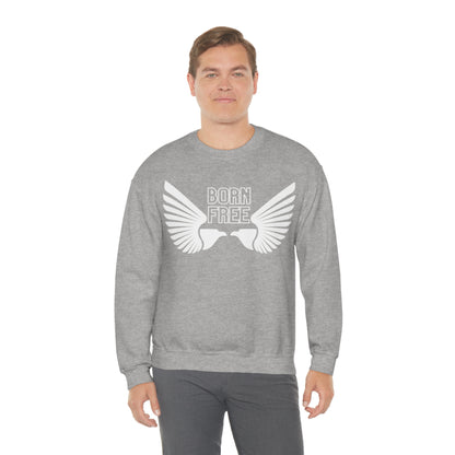 Born Free Eagle Unisex Crewneck Sweatshirt