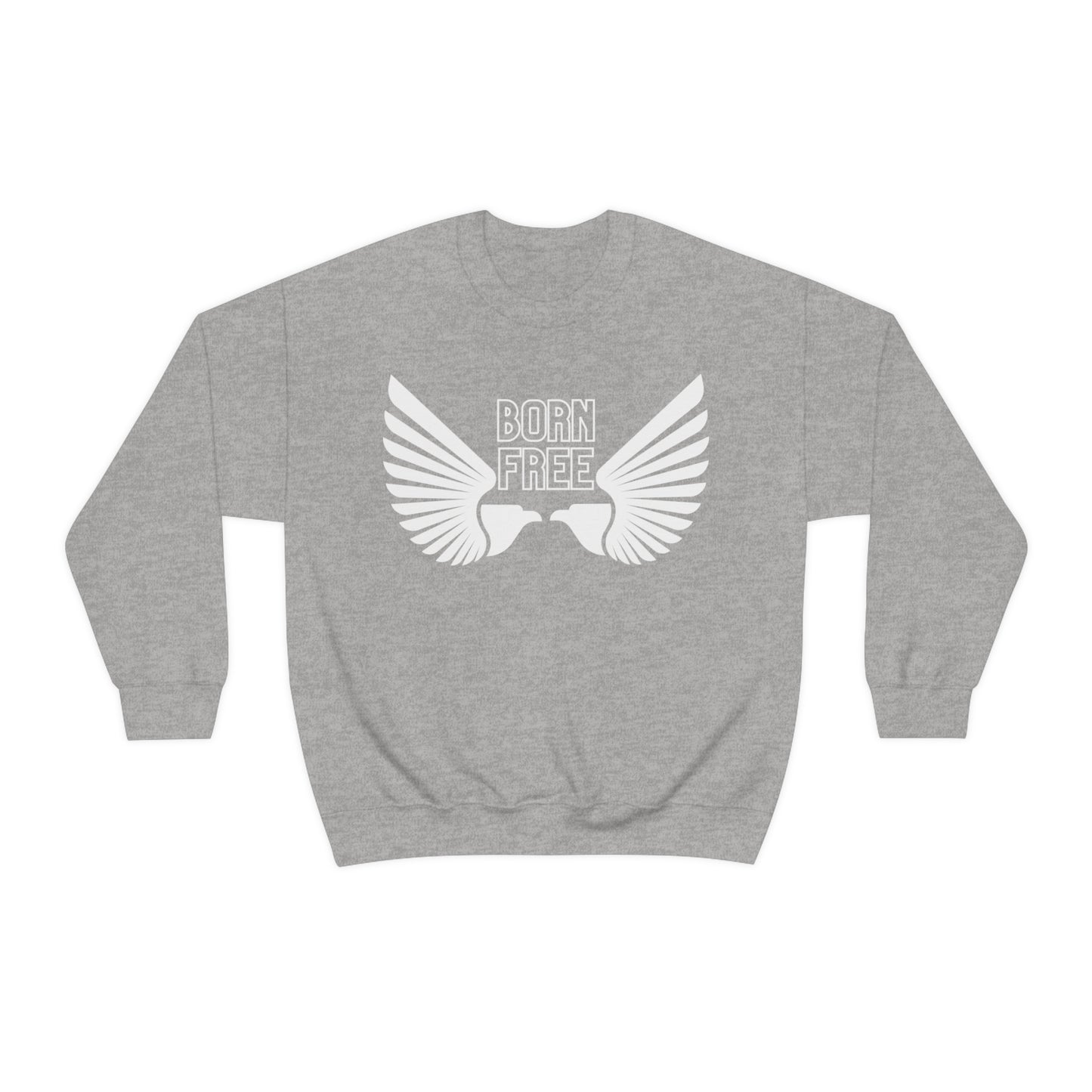 Born Free Eagle Unisex Crewneck Sweatshirt