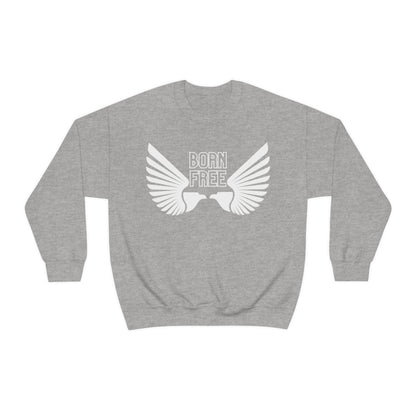 Born Free Eagle Unisex Crewneck Sweatshirt