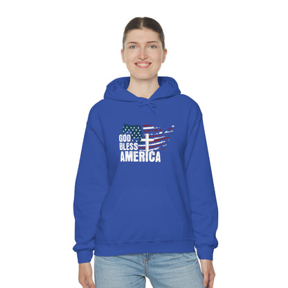 God Bless America Freedom Unisex Heavy Blend™ Hooded Sweatshirt